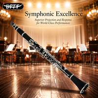 Wholesale ABS Clarinet Bb Flat 17 Keys Beginner Clarinet Kit with Reeds Case Mouthpiece Student Woodwind Instrument