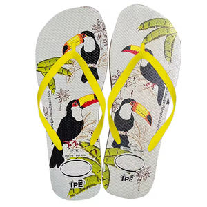 Zapatillas DE BODA hawaianas blancas para hombre, chanclas de verano con punta abierta y diamantes, chanclas a granel reciclables y de moda - Product Image 1