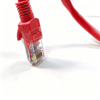 Cable de Red Plano Cat6A RJ45 de Baja Latencia y Cero Pérdidas de Paquetes, Enlace Gigabit Estable para Juegos en Línea