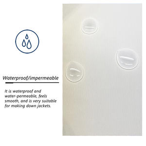 Vêtements pour enfants prêts à porter, doudoune, vêtements pour adultes, papier de démoulage en pongé haute élasticité, grain de <span class=keywords><strong>millet</strong></span>, enduit de silicone - Product Image 3