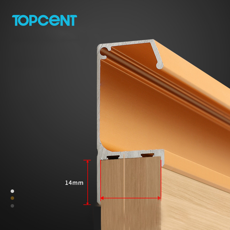 Система профилей для кухонных ручек Topcent гола, профили для базового шкафа, настенного шкафа, аксессуары для высоких шкафов в наличии