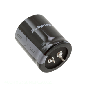 Condensateur original 330 uF 400HXG330MEFC30X35 CAP ALUM 330UF 20% 400V SNAP TH à montage traversant - Product Image 1