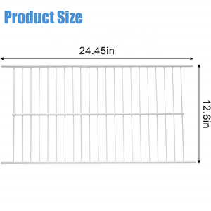 240358008 ap5803890 tủ lạnh tủ đông đầy đủ chiều rộng Kệ Tương thích với frigidaire frigidaire-thay thế 240358005, 240358002 - Product Image 2
