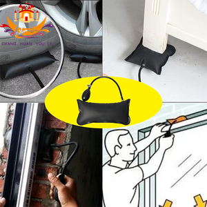 أداة فتح نوافذ السيارات المحمولة القابلة للنفخ من البلاستيك PVC TPU باللون الأسود، متينة ومبطنة، متوسطة الحجم - Product Image 5