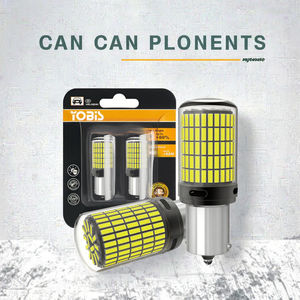 Nouveaux feux de signalisation LED T20 1156 1157 3014 144SMD sans erreur Canbus 12V, feux antibrouillard, garantie 1 an pour toutes les voitures - Product Image 3