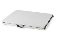 Table à tréteaux en plastique personnalisée en usine Table pliante en deux de 6 pieds Portable avec poignée