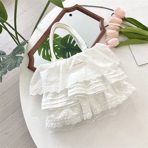 Bolso de Lona con Encaje Gentle Girl 2026, Nuevo Bolso de Hombro para Mujer de Gran Capacidad - Product Image 1
