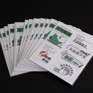 Diseño personalizado logotipo de <span class=keywords><strong>marca</strong></span> impermeable beso corte etiqueta pegatinas hojas dibujos animados vinilo adhesivo pegatinas impresión en papel - Product Image 2