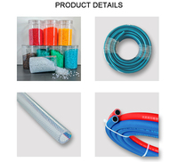 Tuyau d'air haute pression renforcé de fibres de PVC résistant au vieillissement doux de haute qualité