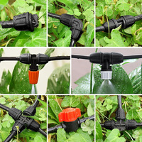 Dispositif d'arrosage par aspersion Série 47, raccord rapide pour tuyau, arroseur automatique pour fleurs, tête d'arrosage goutte-à-goutte pour jardin et maison