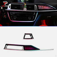 Lampe LED de voiture TMPRO, 64 couleurs, éclairage ambiant intérieur, mise à niveau pour BMW Série 3 2013-2019 F30 F31 F34 F36, éclairage de garniture de haut-parleur de porte