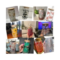 Offre Spéciale – Transferts UV DTF Personnalisés pour Gobelets – 16 et 24 oz – Décollement Facile – Vente en Gros