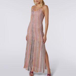 Nouvelle robe imprimée rayée pour femme, couleur bonbon, robe en tricot pour femmes - Product Image 6