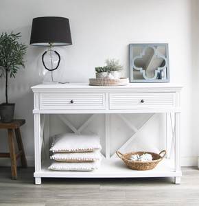 Muebles de Interior Más Vendidos, Mesa de Entrada de Estilo Personalizado, <span class=keywords><strong>Escritorio</strong></span> para Dormitorio, Mesa Consola de Madera Blanca para Muebles - Product Image 2