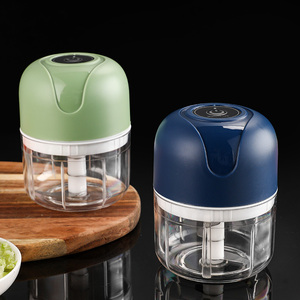 Lames en acier tranchantes, 250 ml, trancheuse électronique étanche, hachoir à légumes portable, boîte à hacher l'ail électrique - Product Image 3