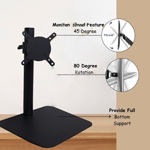 POS Pole Cash Register <b>Stand</b> with Height Adjustment Single/Dual Monitor Desktop Standard 75x75mm Mounts for Retail - Product Image 3