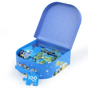 Bán Hot Tuỳ Chỉnh Trẻ Em Tông Bản Đồ Câu Đố Lớn Tầng Jigsaw Puzzle Cho Trẻ Em Câu Đố