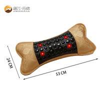 Coussin de massage chauffant en pierre de jade Jiwan Lejia Health Care, infrarouge lointain Germanite pour le cou et le corps, sommeil confortable