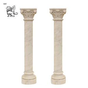 <span class=keywords><strong>Colonne</strong></span> romaine en marbre de style européen sculptée à la main en pierre naturelle décorative pour l'extérieur - Product Image 4