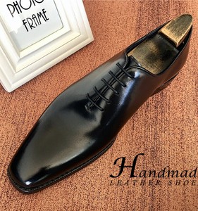 Chaussures Oxford pour hommes en cuir véritable haut de gamme, faites à la main, à bout pointu, style business formel, avec motif brocart sculpté, imperméables - Product Image 4