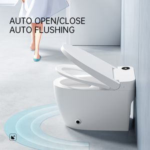Inodoros Inteligentes Modernos para Hotel, Montados en el Suelo, de Cerámica Electrónica, Automáticos, Juego de Inodoros Inteligentes para Baño - Product Image 2