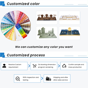 Metal Frame Trinket Eco-friendly Ring Small <b>Leather</b> Show Decoration Luxury Metal Jewelry Stackable Jewelry Tray - Product Image 4