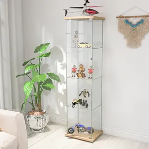FLYING wholesale the factory shipments wine glass cabinet modern for living room curio cabinet glass display toy display box