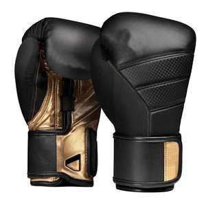 Gants de boxe gagnants en cuir PU + PE haut de gamme avec fermeture à lacets sans doigts Logo personnalisé pour la boxe thaïlandaise MMA - Product Image 1