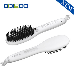 Bdisco Electric Hair Straightener Comb 230C Digital Display Negative Ion Adjustable Heat For Home Use - Product Image 4