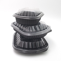 Boîte à Lunch à emporter en plastique, contenant jetable personnalisé en PP pour aliments de micro-onde