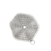 Estropajo de Acero Inoxidable 304 Reutilizable, Resistente a la Corrosión, con Gancho para Colgar, Durable, en Varias Formas y Tamaños, Venta al Por Mayor