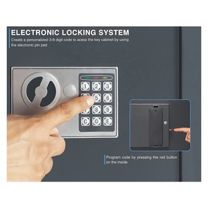 Caja de seguridad con llave digital montada en la pared, caja de seguridad con ranura anticaída - Product Image 5