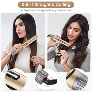 Plancha de Pelo Profesional 2 en 1, Rizador y Alisador, Calentamiento Rápido en 15s con Protección Contra Sobrecalentamiento, Estilizador de Pelo de Calidad Profesional - Product Image 4