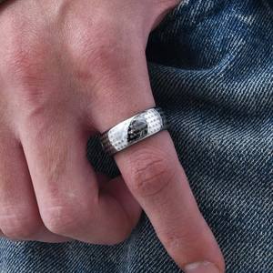 8mm Engraved Chinese Buddhist Heart Sutra Silver <strong>Gold</strong> <strong>Tungsten</strong> Ring Buddhism Bands Amulet Jewelry for Men Parties Anniversaries