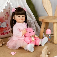 Poupées Reborn Lifereborn 22'' Réalistes et Douces pour Tout-Petits, Jouets en Silicone Corps Complet, Poupées Reborn pour Filles