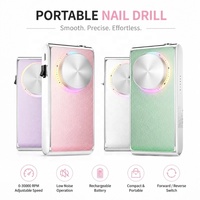Ponceuse à ongles sans fil rechargeable portable, brosse sans balais 30000 tr/min, pour pédicure, élimination des callosités et manucure