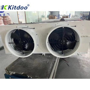 Enfriador de aire evaporativo de almacenamiento en frío industrial Kitdoo Control automático R134a <span class=keywords><strong>Motor</strong></span> de CA refrigerante para congelación rápida carne fresca - Product Image 3