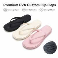 Tongs tendance à bout carré en EVA, marque personnalisée |   Tapis de plage premium écologique, doux et confortable pour l'été |   Antidérapant ondulé