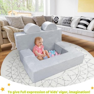 Children's <b>Sofa</b> Set Multi Functional Segmented Cushion High Density Sponge Educational Building Blocks For <b>Kids</b> 0-10 Years Old - Product Image 5