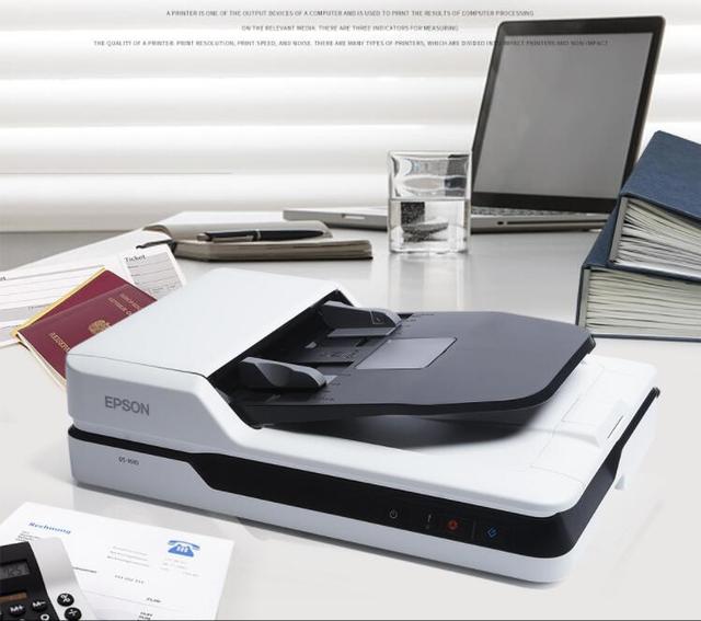High Speed 22ppm A4 Document Scanner ADF Flatbed Scanning USB 3.0 Interface Double-Sided Supports Windows for 50 Sheets Capacity