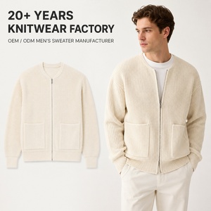 Nuevo Cárdigan de Punto Para <span class=keywords><strong>Hombre</strong></span> Otoño e <span class=keywords><strong>Invierno</strong></span> Tendencia de Moda Color Sólido Suelto Casual Talla Grande - Product Image 1