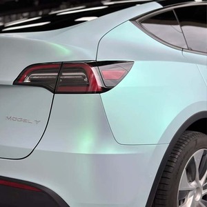 Avvolgi auto 5ft * 59ft colore <span class=keywords><strong>opaco</strong></span> Shift <span class=keywords><strong>blu</strong></span> metallizzato verde rilascio aria pellicole per auto antigraffio Stick avvolgente per auto in vinile - Product Image 4