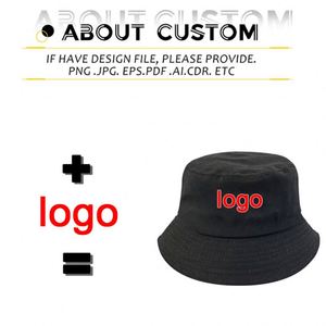 Sombreros de Pescador para Niños al por Mayor, Unisex, con Logotipo Bordado Personalizado, de Algodón, Protección Solar, Parte Superior Plana - Product Image 3