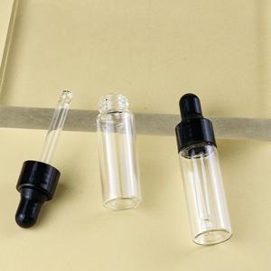 Bouteille d'échantillon d'<span class=keywords><strong>essence</strong></span> en verre transparent 1ml 2ml 3ml 5ml bouteille de solution originale compte-gouttes pour masques faciaux perruques huile essentielle - Product Image 5