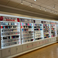 Meubles de magasin électronique modernes, vitrine pour accessoires de téléphonie mobile, présentoir pour magasin de téléphonie mobile, présentoir pour étuis de téléphone portable