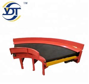 90 graden automatische gebogen roestvrijstalen transportband voor restaurants en de voedingsindustrie, duurzaam, nieuw, rechtstreeks uit de fabriek - Product Image 3