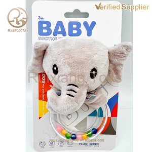 High Quality Stuffed Bear Baby Rattle <strong>Plush</strong> <strong>Toys</strong> Cute Animal Shaped Soft Plastic <strong>Toys</strong> for Play Baby Education <strong>Cheap</strong> Price - Product Image 5