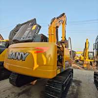 Mini-excavatrice Sany125C d'occasion de marque chinoise originale, machine de terrassement, excavatrice sur chenilles SANY SY125C à vendre