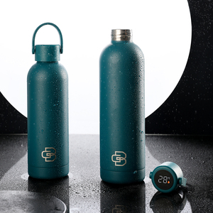 750ml kỹ thuật số nước nhiệt <span class=keywords><strong>Flask</strong></span> LED hiển thị nhiệt độ thép không gỉ thông minh chai nước - Product Image 2