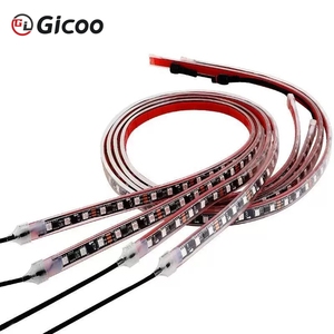 Tira de Luces LED Flexibles para el Chasis del Automóvil, RGB, con Control por Aplicación, Control Remoto, Luz de Neón, Lámpara de Ambiente para Decoración de Automóviles, 12 V - Product Image 6